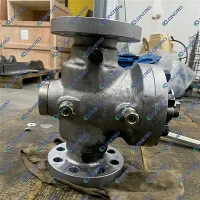 Valvola a sfera montata su perno con ingresso dall'alto